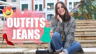 OUTFITS DE INVIERNO: 5 LOOKS CON JEANS  Me Myself 
