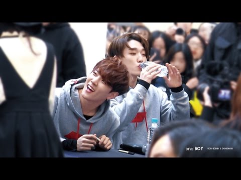 [fancam] 160109 분당팬싸 iKON BOBBY 바비 & 동혁 focus