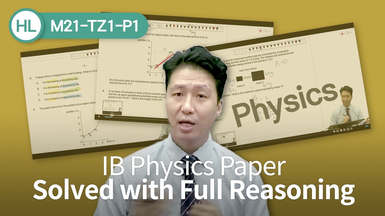 IB Physics HL Past Paper Explained (M21-TZ1-P1)