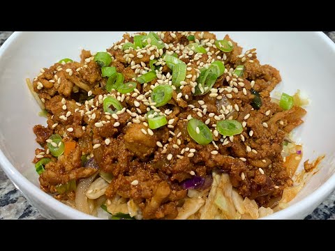 GROUND CHICKEN BULGOGI! Korean BBQ at Home! 🔥🔥🔥