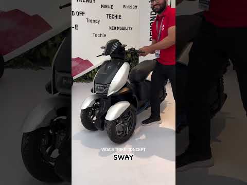 Hero Vida's Trike-based concept called Sway at Hero World 2024! #PowerDrift #PDArmy #Shorts