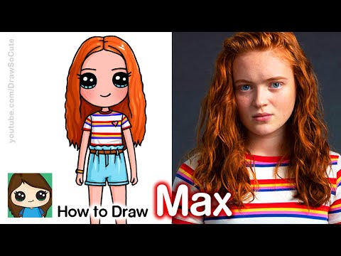 How to Draw Max from Stranger Things
