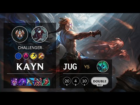 Kayn Jungle vs Hecarim - EUW Challenger Patch 11.20