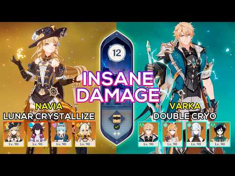[NEW] C0 Varka Double Cryo & C0 Navia Lunar Crystallize | Spiral Abyss 12 | 6.4 Genshin Impact