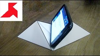 Универсальная оригами подставка для смартфона из бумаги А4 своими руками?
