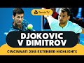 Thrilling Novak Djokovic vs Grigor Dimitrov Encounter | Cincinnati 2018 Extended Highlights