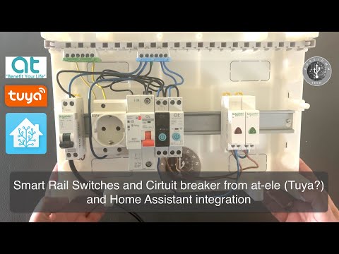 Smart Rail Switches and Circuit breaker from at-ele (Tuya?) and Home Assistant integration