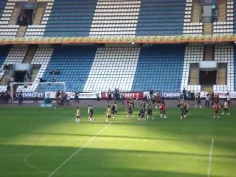 la seleccion saliendo tunel vestuario