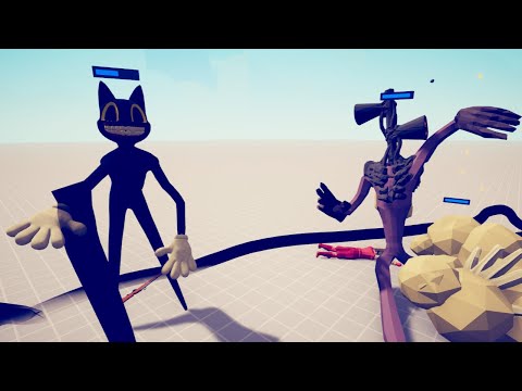 SIREN HEAD & 🐈CARTOON CAT vs GOD UNITS - Totally Accurate Battle Simulator TABS