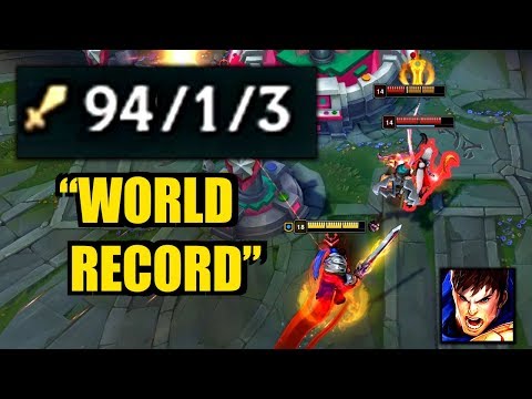 NEW RECORD!! - BEST GAREN EVER | NERF GAREN | 90 KILLS IN 1 GAME!!