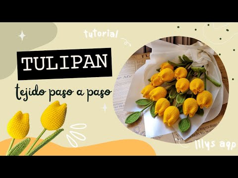 Crochet Tulip | Quick and easy pattern | Crochet flowers