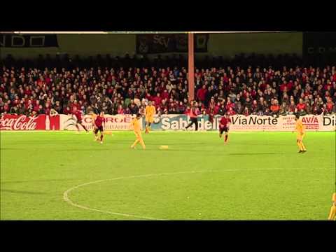 La Liga | Gol de Portillo (3-1) en el CD Mirandés - Hércules CF | 16-12-2012 | J17