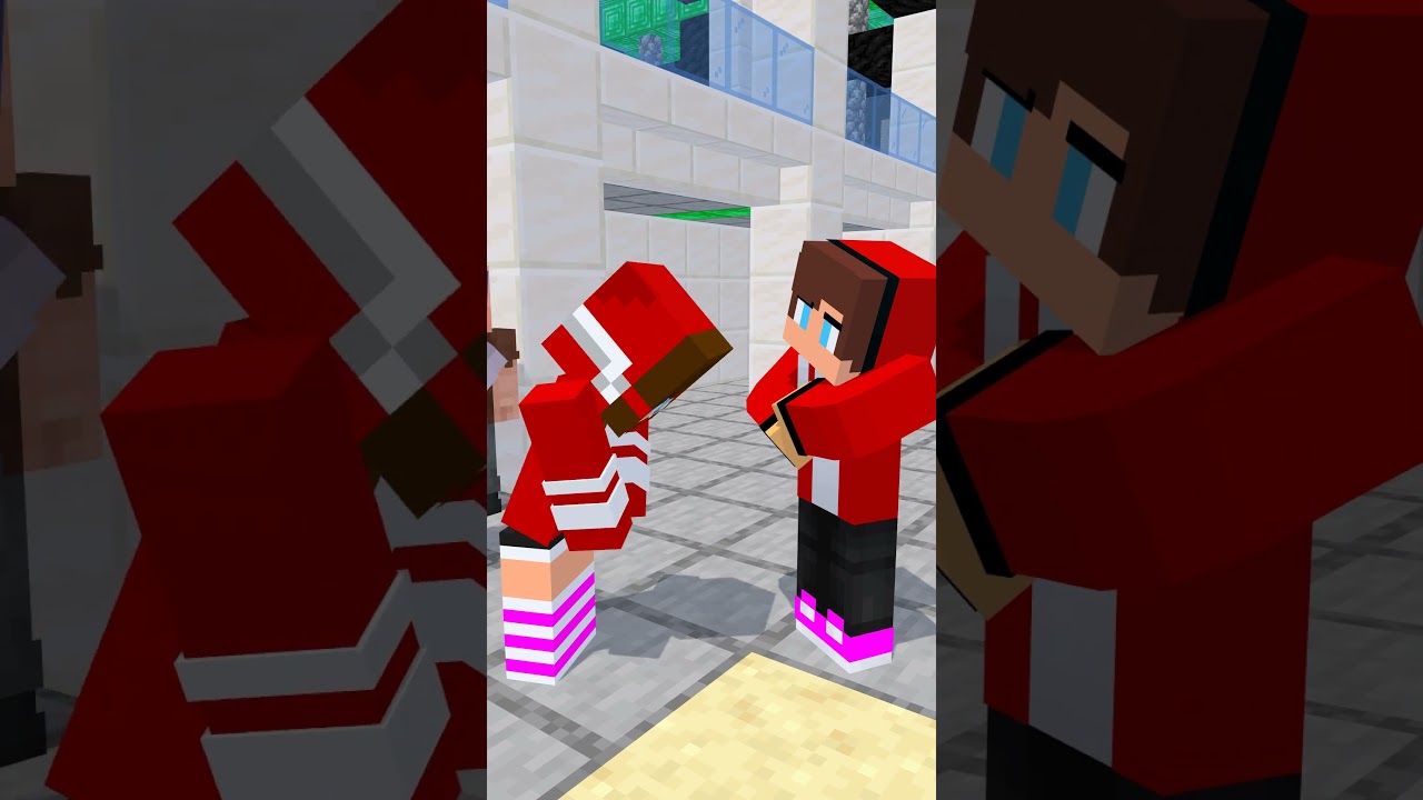 JJ is SIGMA ? - Maizen Minecraft Animation #maizen #minecraft #shorts