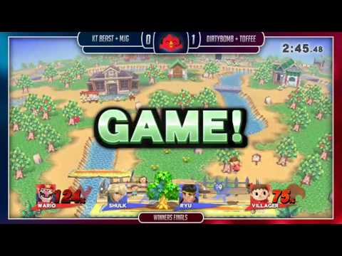 RCJL #7 - Smash 4 Doubles WF - KT Beast + MJG vs. Dirtybomb + Toffee