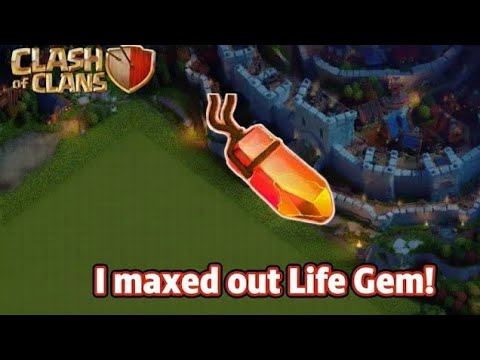 I MAXED OUT LIFE GEM FOR CWL ! 🐉 (Mass Dragons) 