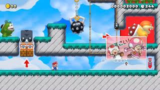 マリオメーカー２　チャレンジモードでだべってこう3