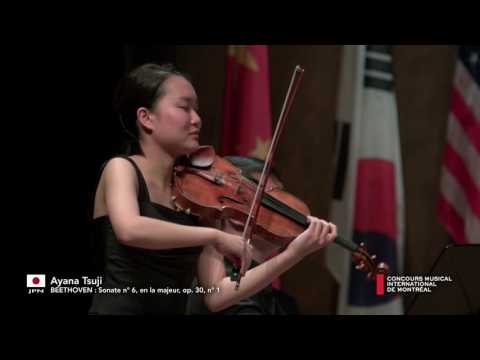 Ayana Tsuji | CMIM Violon/Violin 2016 | Gagnante du prix du meilleur récital de demi-finale