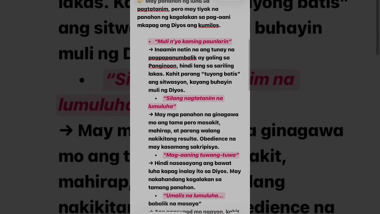 From Tears to Triump