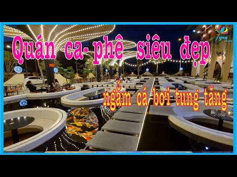 Quán Café sân vườn view đẹp | Café cá coi | Review quán coffee Phan Thiết