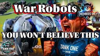 🔴War Robots LIVE 🎯 100% INSANE Gameplay | Tank One WR