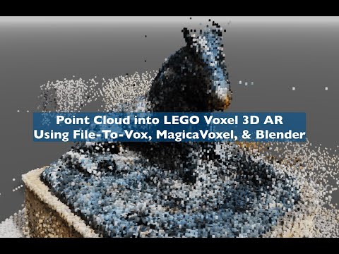 BSLIVE Using FileToVox tool to convert Point Cloud into Voxel Art