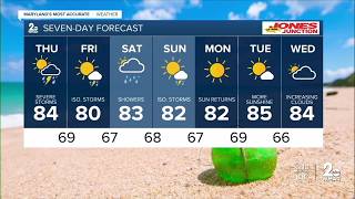 WMAR-2 News Dylan Robichaud Wednesday night weather
