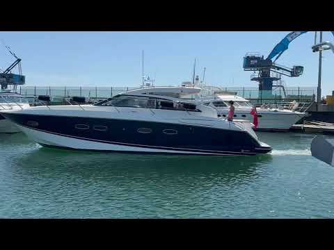 Princess V42 with Automatic Fenders!