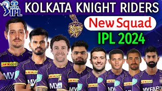 IPL 2024 | Kolkata Knight Riders Squad | Kolkata Knight Riders Squad IPL 2024 | IPL 2024 KKR Squad |