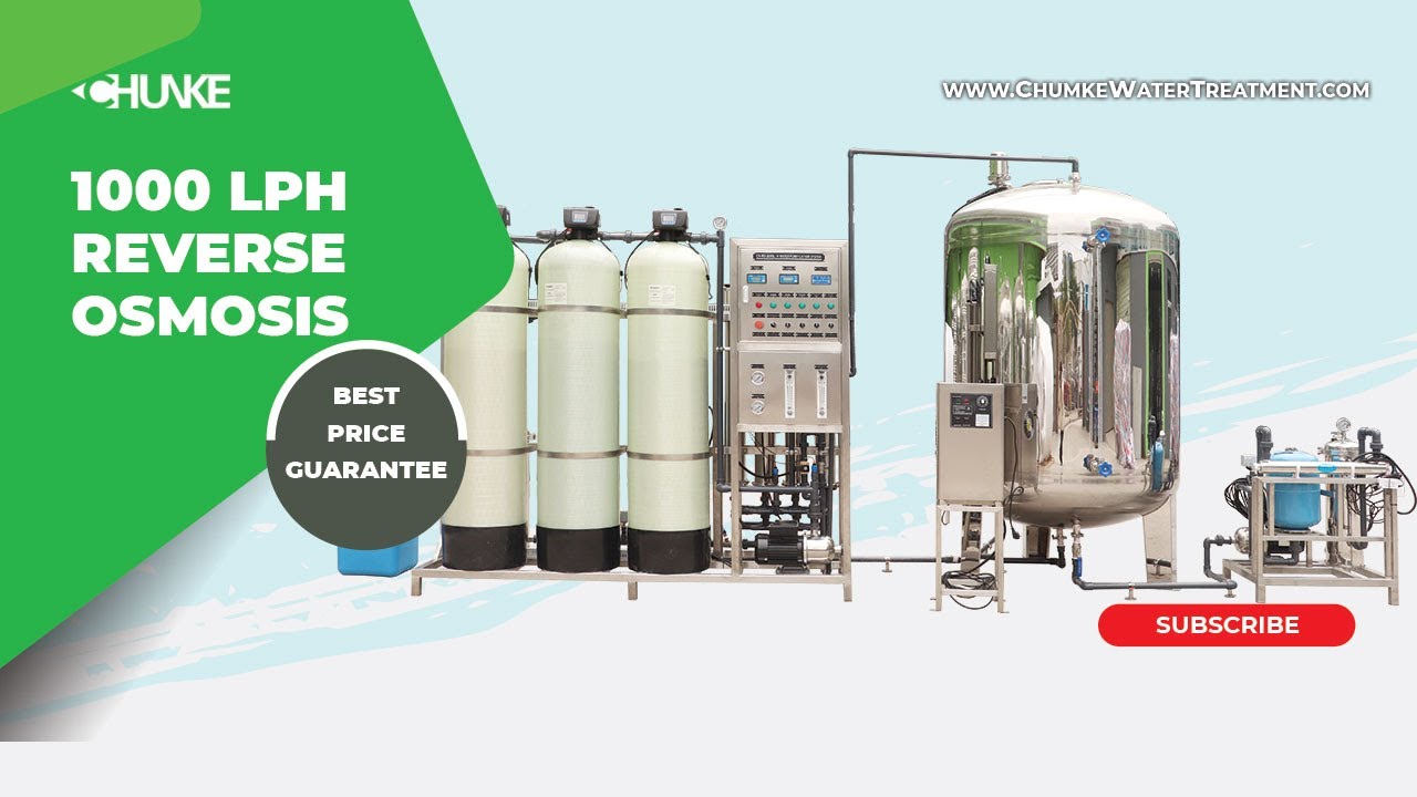 Best price in market for 1000 lph reverse osmosis water plant, economic ro plant from China