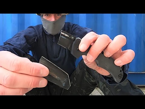 COLD STEEL RECON 1 TANTO POINT - DESTRUCTION TEST - UNTIL IT BREAKS - STEEL CPM S35VN - KNIFE REVIEW