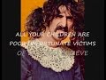 Frank Zappa - What's the ugliest part of your ...