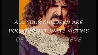 Frank Zappa -  What&#39;s the ugliest part of your body? (lyrics on clip)