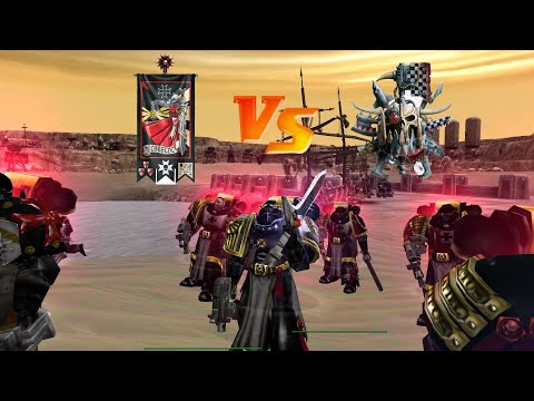 Dodge Rogers (Black Templars) vs Rambo (Orks): Dawn of War - Unification mod Observer