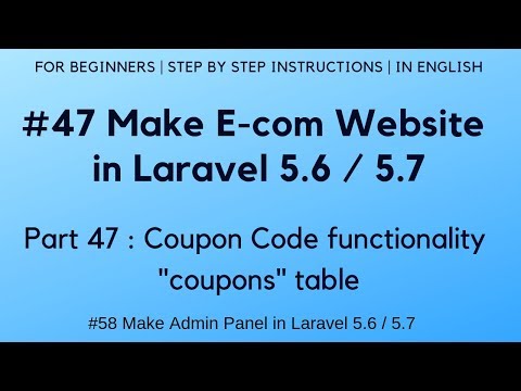7 Make Admin Panel in Laravel 5 6 | Display Error Message on Login Failure | Logout Process