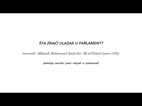 Šta znači ulazak u parlament?