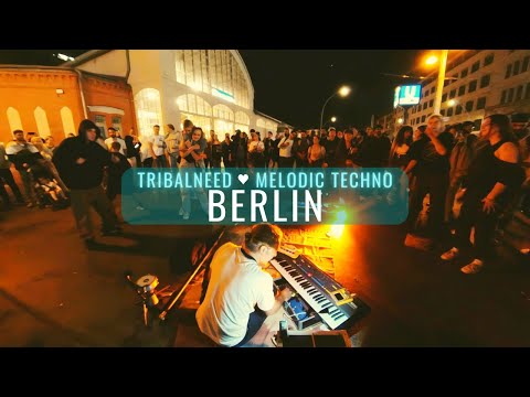 Crazy Night in Berlin with Street Melodic Techno Live Looping with Juno 106