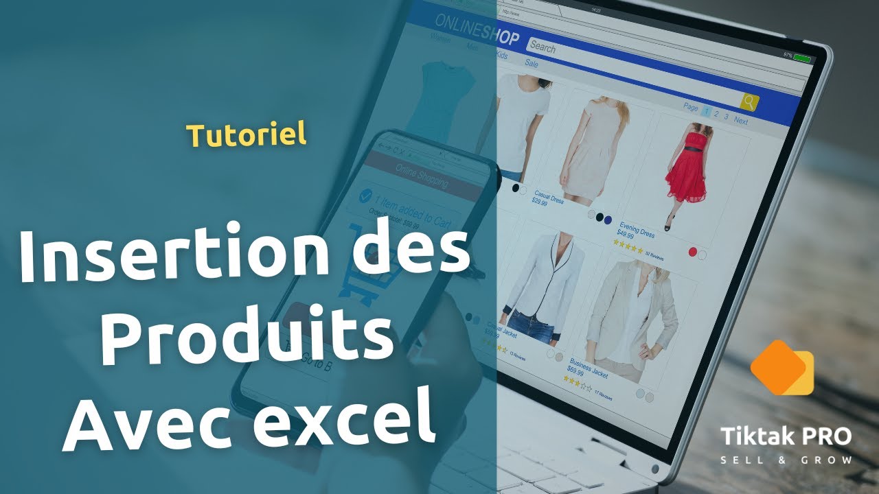 Insertion des produits avec excel