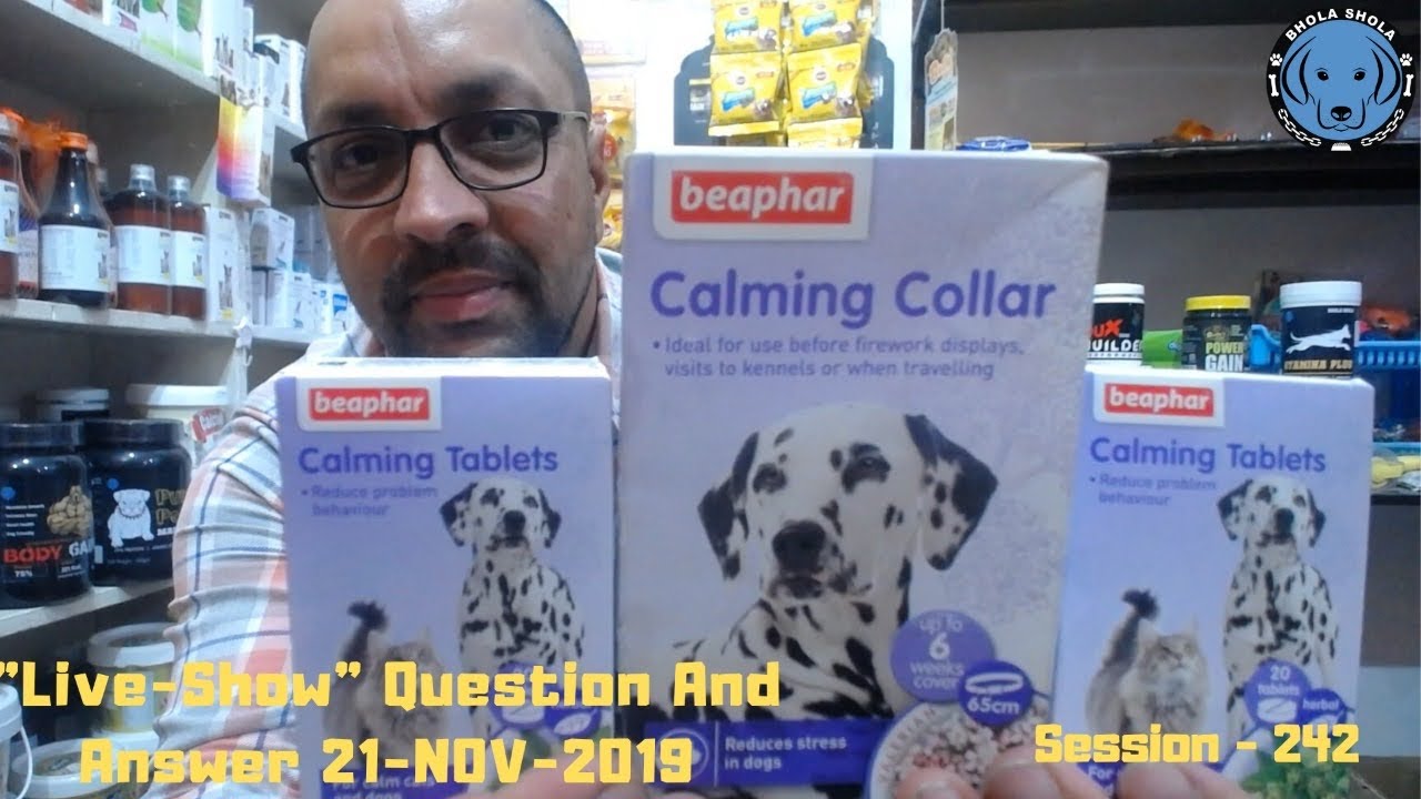 Live Show - Question & Answer About reduce problem behaviour ( calming tablets ) - 21, November 2019