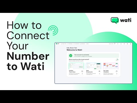 How to Connect your number to wati