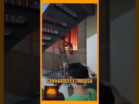 Always remember, fire extinguisher can hardly extinguish fully develop fire, Call your fire station❗