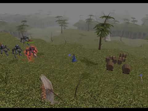 Neverwinter Nights 1 - Ranged Attacking with a Staff Demo