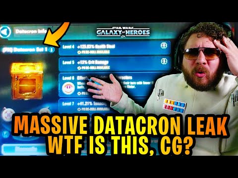 MASSIVE NEW SWGOH LEAK FOR "DATACRONS" + RELIC 10 - The Worst Predatory Scheme in History?