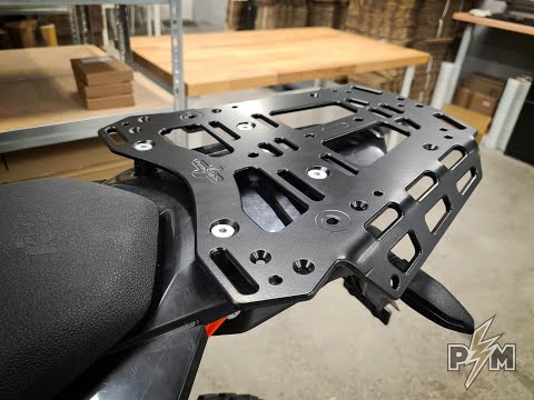 Perun moto KTM 790/890 Billet rack - Large, w/o stock grab handles