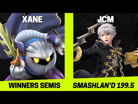 SmashLAN'd 199.5 Winners Semis - xane (Meta Knight) vs Jcm (Robin) - SSBU Tournament