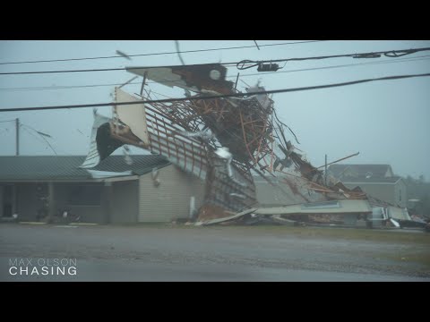 Extreme Hurricane Zeta Throws Building in the Air