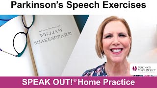 Parkinson’s Speech Exercises: PLAYWRIGHTS
