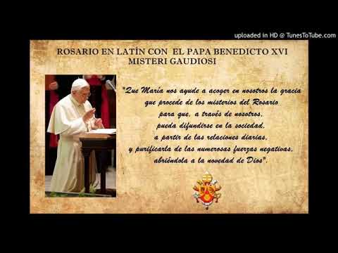 ROSARIO EN LATIN. MISTERIOS GOZOSOS. Lunes y sábados