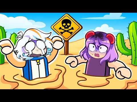 ATRAPADO EN ARENAS MOVEDIZAS CON MI NOVIA COMPLETO (QUICKSAND ROBLOX)