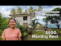 $600 Monthly Rent - Beachfront Rental Tour - Philippines
