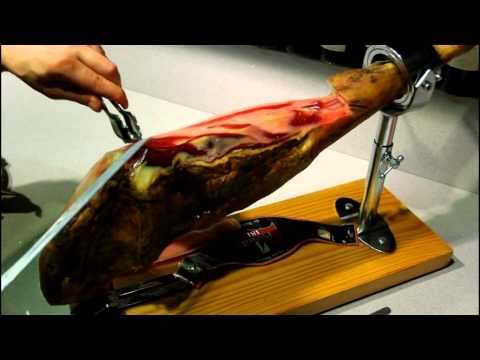 Wie schneidet man Iberico Iberischen Schinken (3/6) - Jamonarium.de